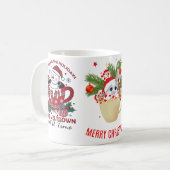 2025年クリスマスコーヒー: 季節を味わう コーヒーマグカップ (正面左)