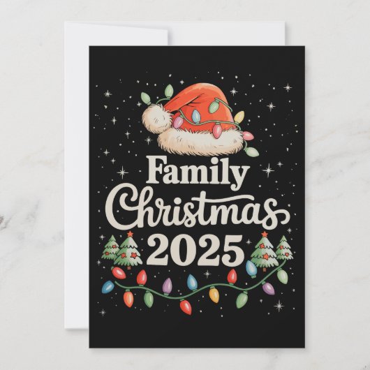 2025年クリスマスマッチングファミリー衣装 シーズンカード (正面)
