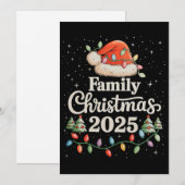 2025年クリスマスマッチングファミリー衣装 シーズンカード (正面/裏面)
