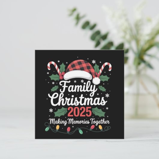 2025年クリスマス家族チームお揃い シーズンカード (スタンド正面)