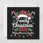 2025年クリスマス家族チームお揃い シーズンカード (正面)