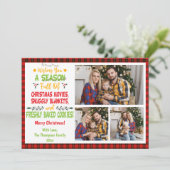 2025年クリスマス映画のシーズン3家族の写真 シーズンカード (スタンド正面)