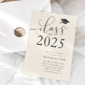 2025年クリーム卒業パーティーのクラス 招待状