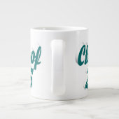 2025年グリーン文字卒業 ジャンボコーヒーマグカップ (裏面)