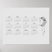 2025年グレームーンカレンダー ポスター (正面)