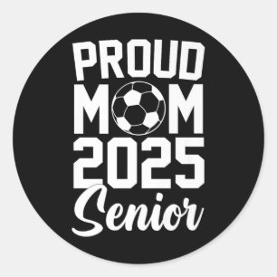 2025年サッカーのママ高校の卒業式 ラウンドシール