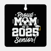 2025年サッカーママ上級2025のクラス メタルオーナメント (裏面)