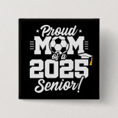 2025年サッカーママ上級2025のクラス 缶バッジ (正面)