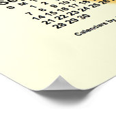 2025年サンシャインカレンダー by Janz ポスター (角)