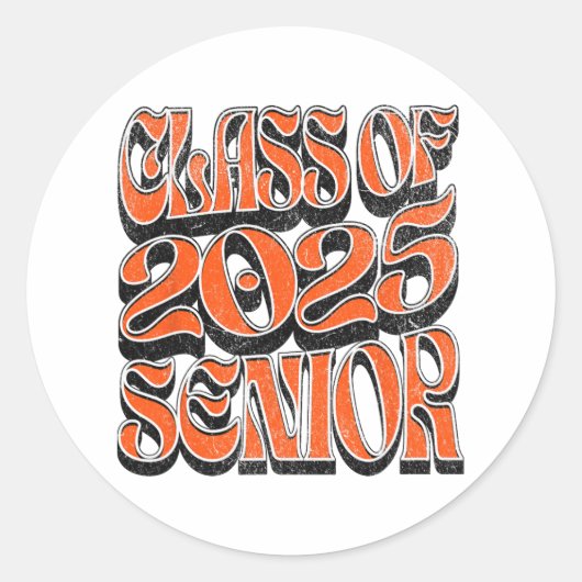 2025年シニアのクラス ラウンドシール (正面)