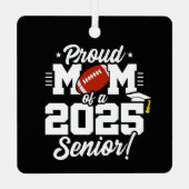 2025年シニア年サッカーのクラスMom Senior 2025 メタルオーナメント (裏面)