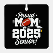 2025年シニア年サッカーのクラスMom Senior 2025 メタルオーナメント (正面)