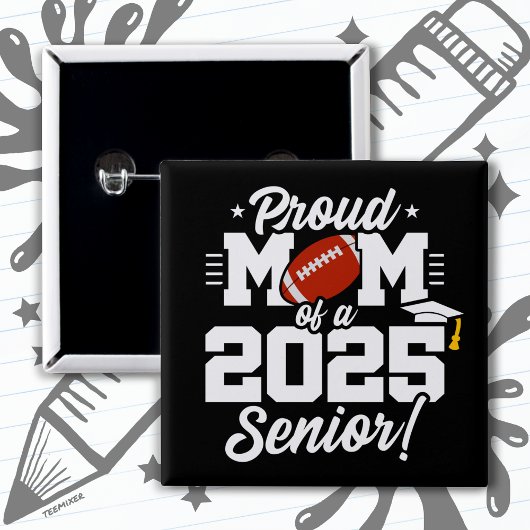 2025年シニア年サッカーのクラスMom Senior 2025 缶バッジ