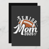 2025年シニア自慢の母 ファンタジーフットボール卒業生 招待状 (正面/裏面)