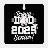 2025年シニア野球パパシニア2025のクラス メタルオーナメント (裏面)