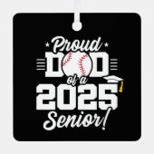 2025年シニア野球パパシニア2025のクラス メタルオーナメント (正面)