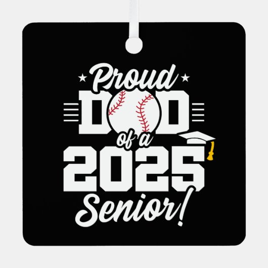 2025年シニア野球パパシニア2025のクラス メタルオーナメント (正面)