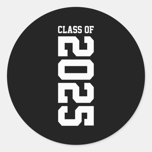 2025年シニア2025年シニア25年シニア卒業 ラウンドシール (正面)