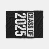 2025年シニア2025年卒業シャツ フリースブランケット (正面(横))