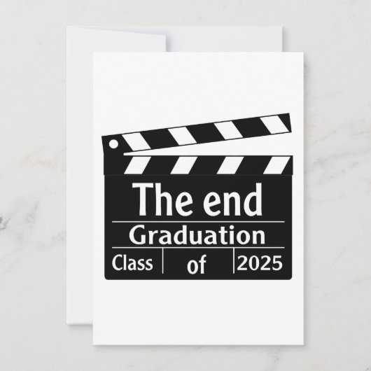2025年シネマ卒業 招待状 (正面)