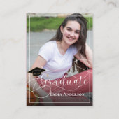 2025年シンプル卒業の写真教室 アドバイスカード (裏面)