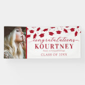 2025年シンプル卒業フォトバナー 横断幕 (横)