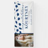 2025年シンプル卒業フォトバナー 横断幕 (縦)