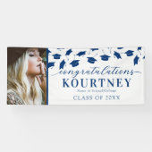 2025年シンプル卒業フォトバナー 横断幕 (横)