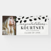 2025年シンプル卒業フォトバナー 横断幕 (横)