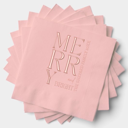 2025年スクリプモダントと明メリーるいクリスマスのクリスマス 箔ナプキン (インサイチュ (積み重ね))