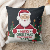 2025年スタイリッシュのフェスティバルクリスマス新年枕 クッション (ブランケット)
