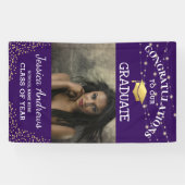 2025年スタイリッシュ卒業ドアの写真クラス 横断幕 (横)