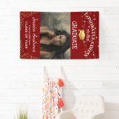 2025年スタイリッシュ卒業ドアの写真クラス 横断幕 (インサイチュ)