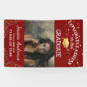 2025年スタイリッシュ卒業ドアの写真クラス 横断幕 (横)