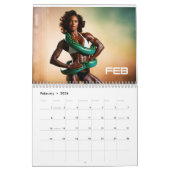 2025年スネークフィッティング女性カレンダー カレンダー (2月 2026)