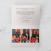 2025年スネークフラワー中国のレッド新年 シーズンカード (内部)