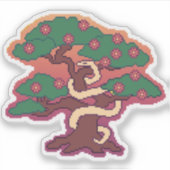 2025年スネーク新年ステッカー シール (正面)