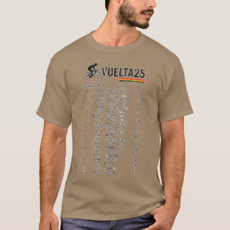 2025年スペインサイクリングレース ヴィンテージ Tシャツ