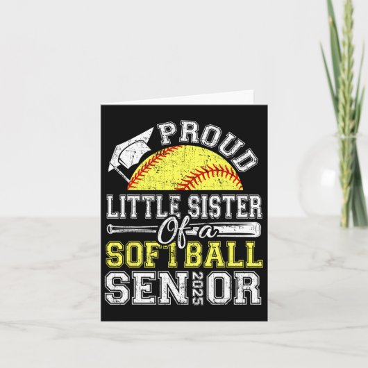 2025年ソフトボール部卒業の自慢の妹 カード (正面)