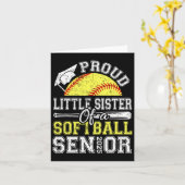2025年ソフトボール部卒業の自慢の妹 カード (黄色い花)
