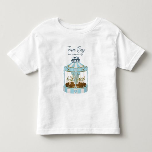 2025年チームボーイ ベイビーシャワー Tシャツ (正面)