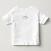2025年チームボーイ ベイビーシャワー Tシャツ (裏面)