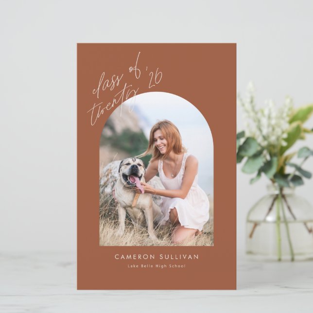 2025年テラコッタ アーチ フォト 卒業発表 (スタンド正面)