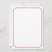 2025年トランプ大統領就任パーティー 招待状 (裏面)