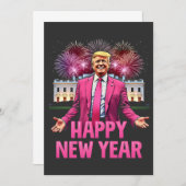 2025年トランプ新年決意 招待状 (正面/裏面)