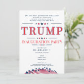 2025年ドナルド・トランプ大統領就任式パーティー 招待状 (スタンド正面)