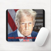 2025年ドナ大統領の就任式ポートレート マウスパッド (マウス)
