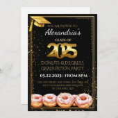 2025年ドーナツと度卒業招待状 招待状 (正面/裏面)