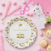 2025年ドーナツと度卒業紙プレート ペーパープレート (パーティー)