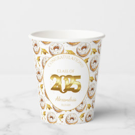 2025年ドーナツ・アンド・ディグリーズ卒業紙カップ 紙コップ